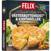 Ostpaj Västerbottensost & Kantareller Fryst 210g Felix för 33,95 kr på ICA Maxi