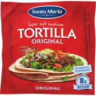 Tortilla Original 8-p 320g Santa Maria för 16,95 kr på ICA Maxi