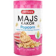 Majskakor Popcorn 125g Friggs för 19,95 kr på ICA Maxi