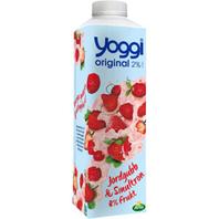 Yoghurt Original Jordgubb & Smultron 2% 1000g Yoggi® för 26,95 kr på ICA Maxi