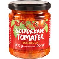 Soltorkade tomater 200g ICA för 20 kr på ICA Maxi