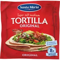 Tortilla Original Medium 8-p 320g Santa Maria för 16,95 kr på ICA Maxi