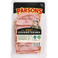 Gourmetskinka Rökt Tunna Skivor 200g Pärsons för 31,95 kr på ICA Maxi