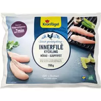 Kycklinginnerfilé Fryst 700g Kronfågel för 50 kr på ICA Maxi