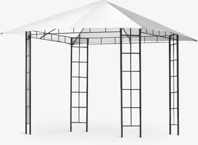 Paviljong FAABORG B3xL3xH2,65m vit för 1500 kr på JYSK