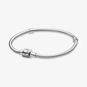 Pandora Moments Cylinderformat Lås Ormkedjearmband för 649 kr på Pandora