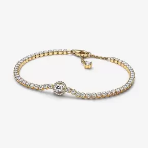 Sparkling Halo Tennis Bracelet för 999 kr på Pandora