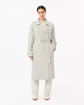 Oversized Denim Trench Coat för 3850 kr på Lacoste