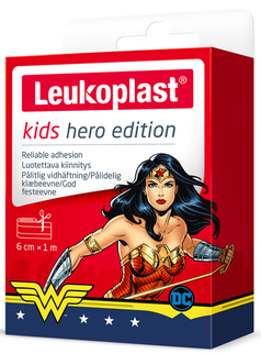 Leukoplast kids hero edition 6 cm x 1 m, 1 st för 34,3 kr på Lloyds Apotek