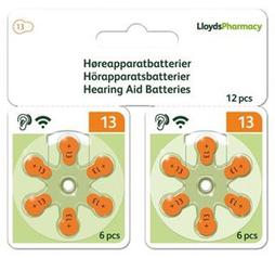 LloydsPharmacy hörapparatsbatteri 13 MF, 12 st för 13,5 kr på Lloyds Apotek