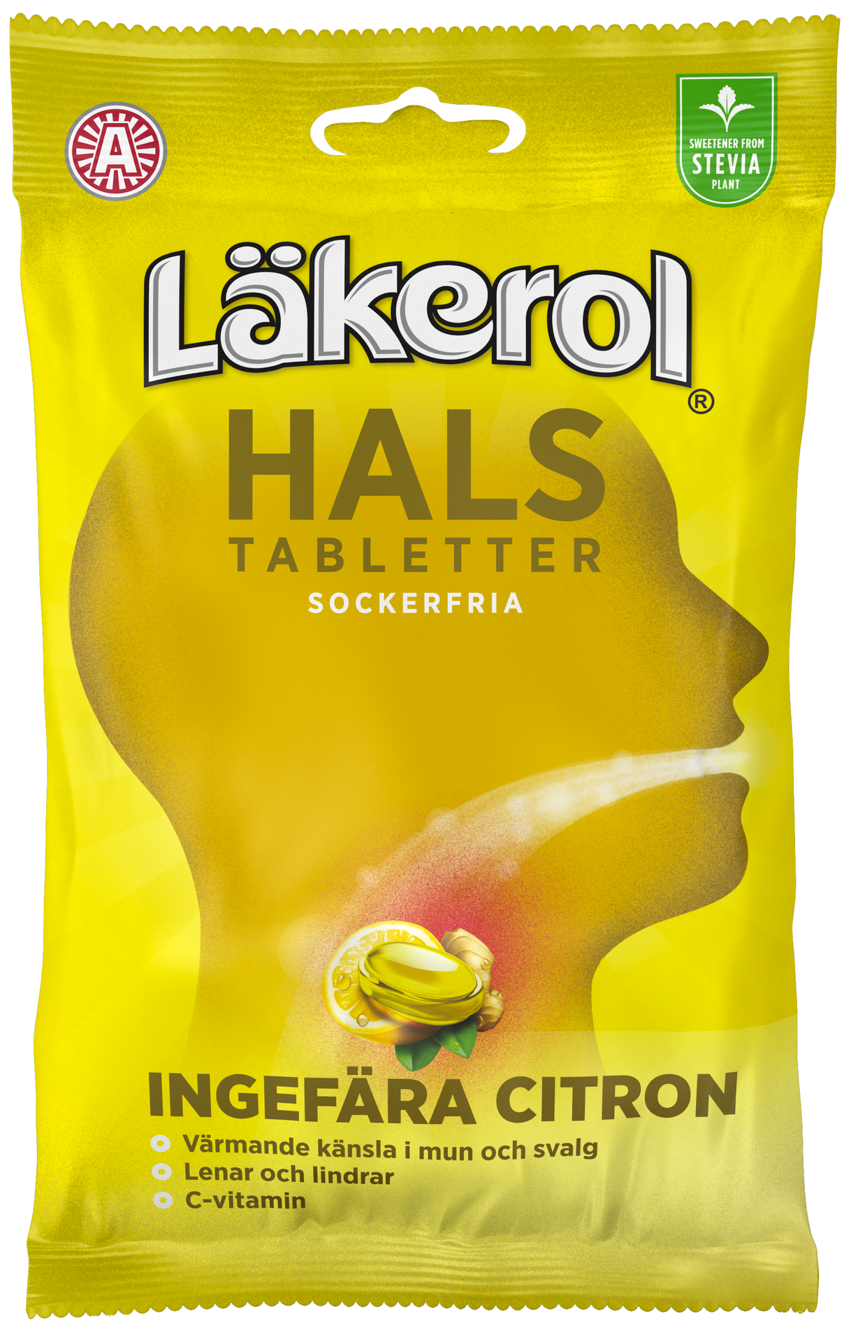 Läkerol Hals Ingefära Citron, 65 g för 15 kr på Lloyds Apotek