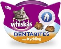 Dentabites Kattgodis Kyckling 40g Whiskas för 25 kr på MatHem