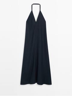 Strappy open-back dress för 1299 kr på Massimo Dutti